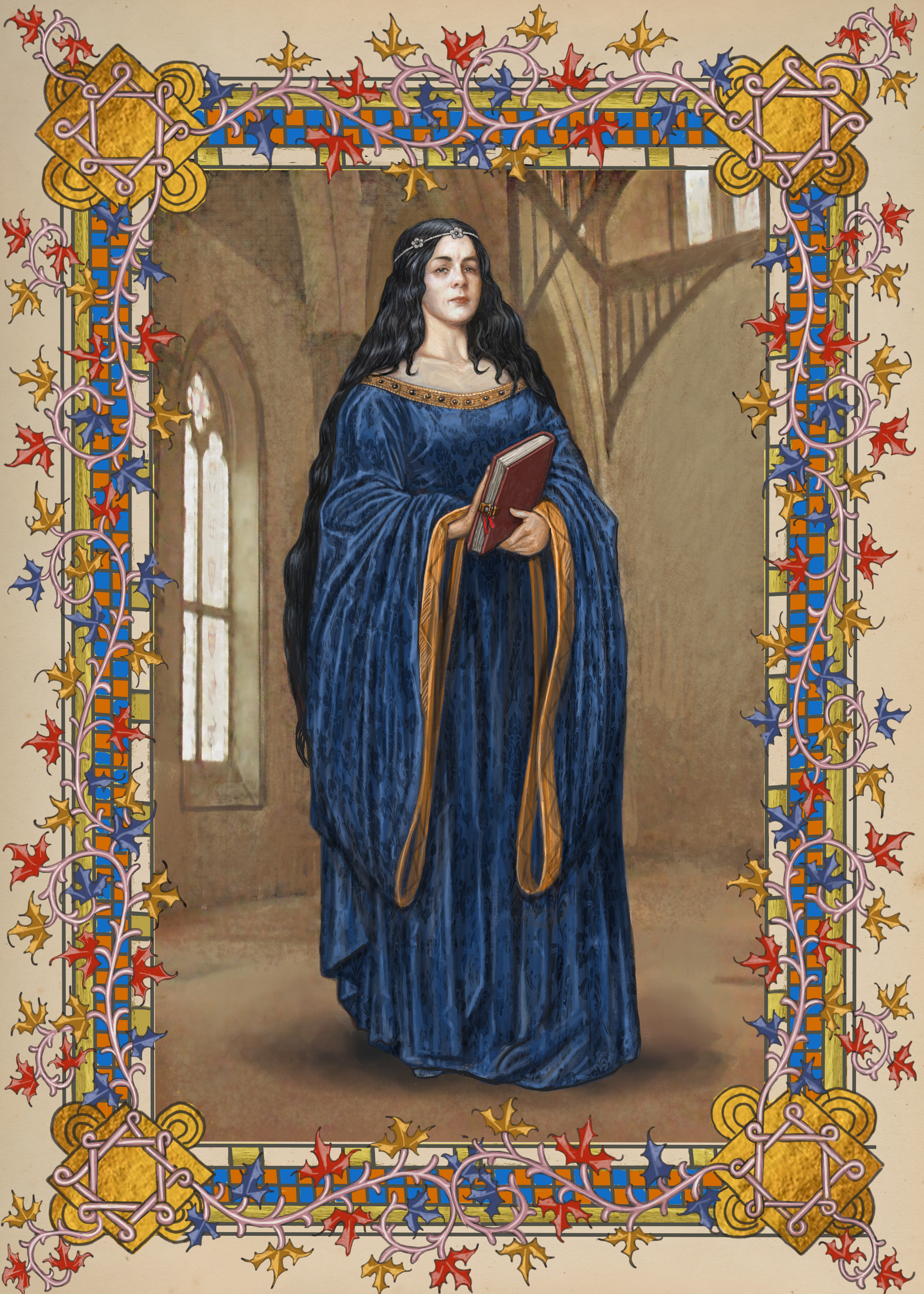 Image of Rowena Ravenclaw from Pottermore

